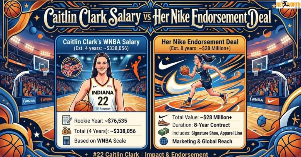 Caitlin Clark Salary vs Her Nike Endorsement Deal