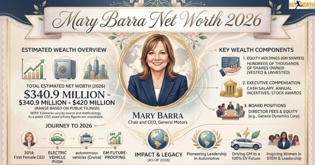 Mary Barra Net Worth 2026