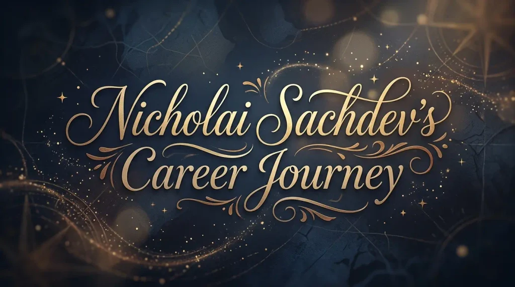 Nicholai Sachdev's Career Journey