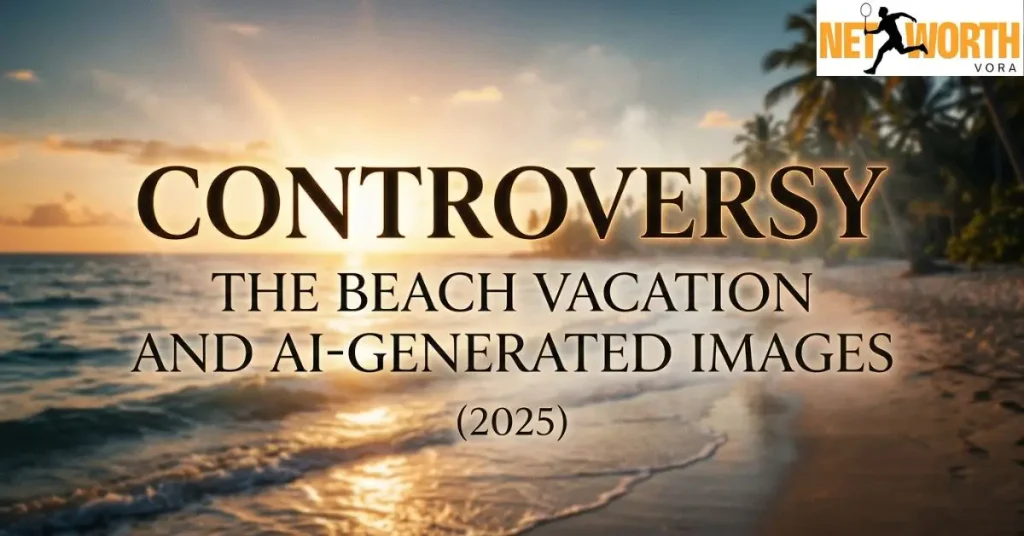 Controversy: The Beach Vacation and AI-Generated Images (2025)