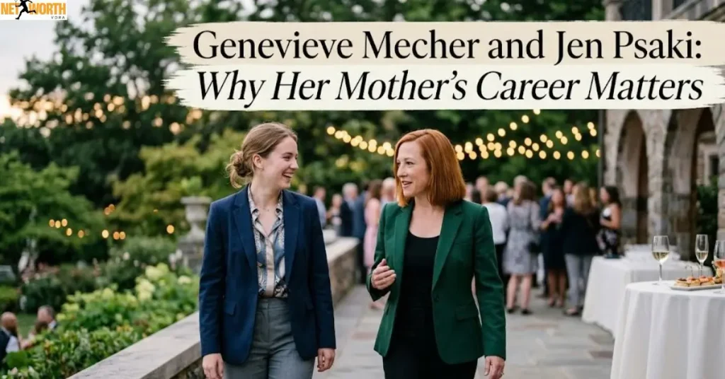 Genevieve Mecher and Jen Psaki: Why Her Mother's Career Matters