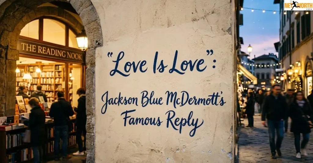 "Love Is Love": Jackson Blue McDermott's Famous Reply