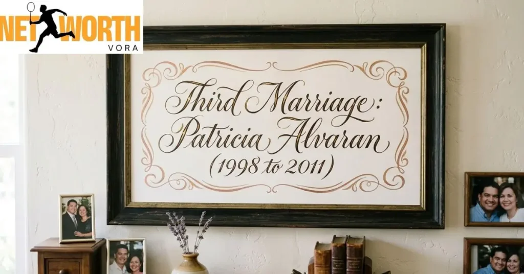 Third Marriage: Patricia Alvaran (1998 to 2011)