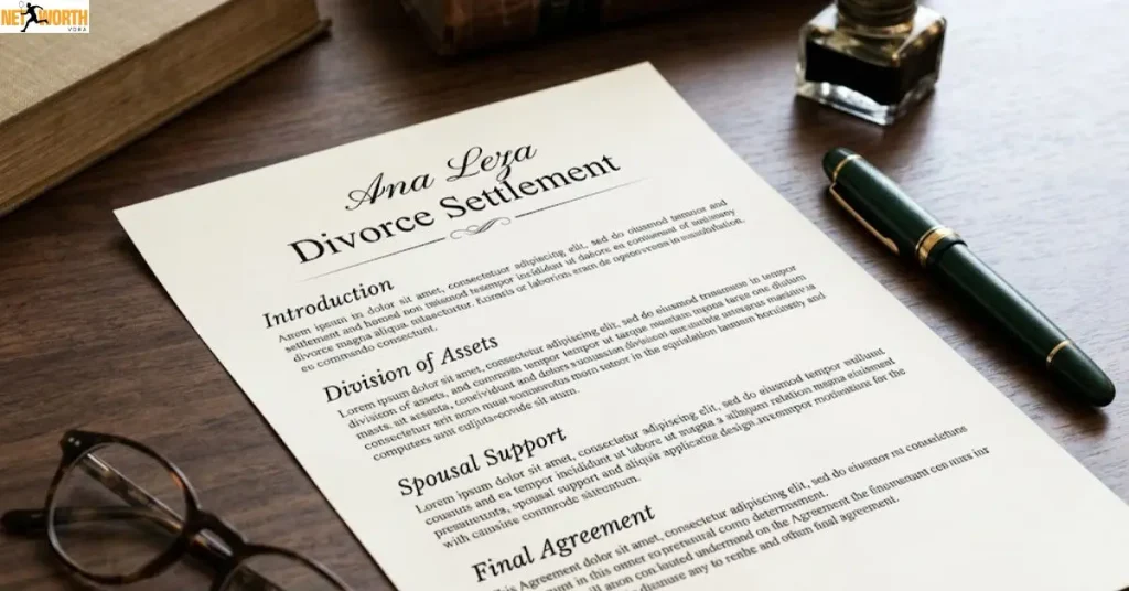 Ana Leza Divorce Settlement