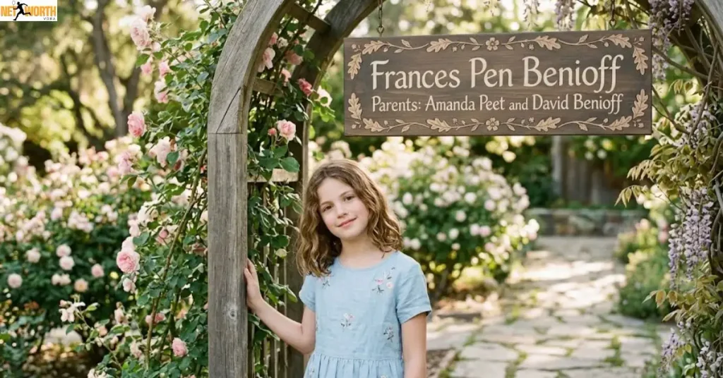 Frances Pen Benioff Parents: Amanda Peet and David Benioff