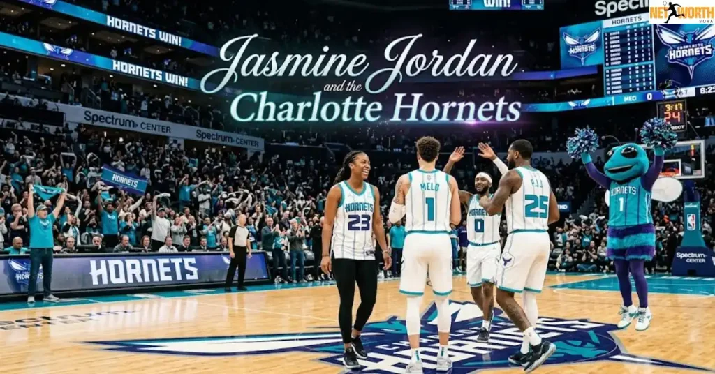 Jasmine Jordan and the Charlotte Hornets