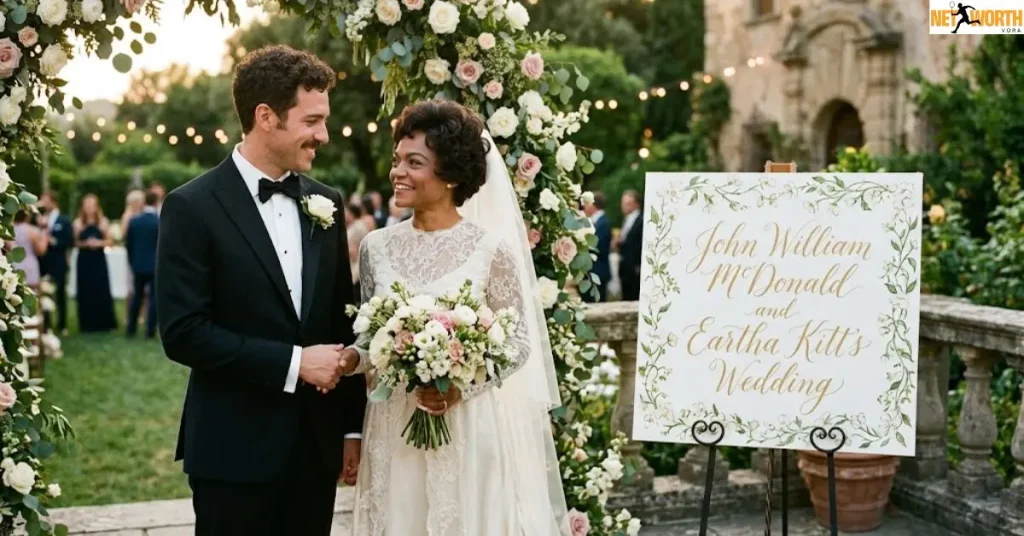 John William McDonald and Eartha Kitt's Wedding