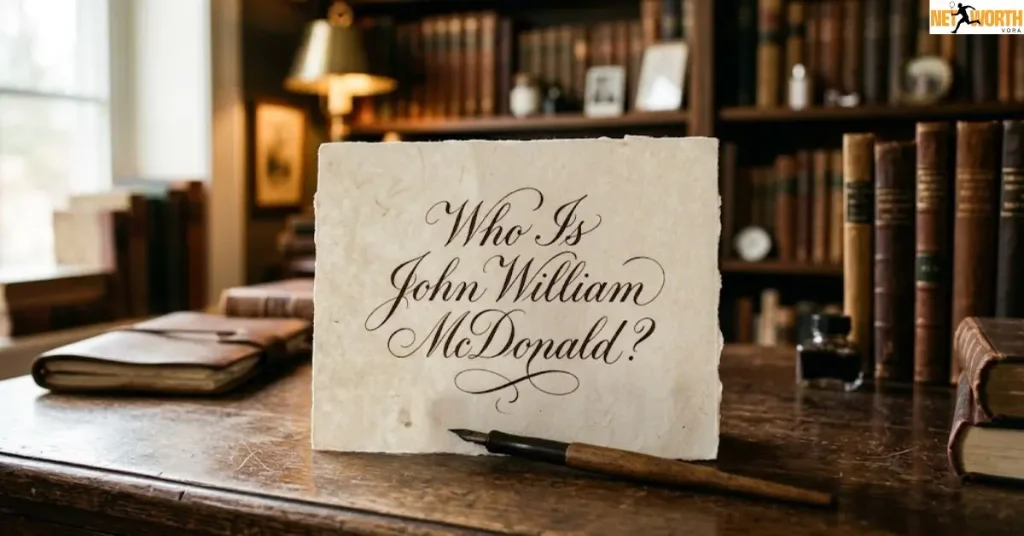 Who Is John William McDonald